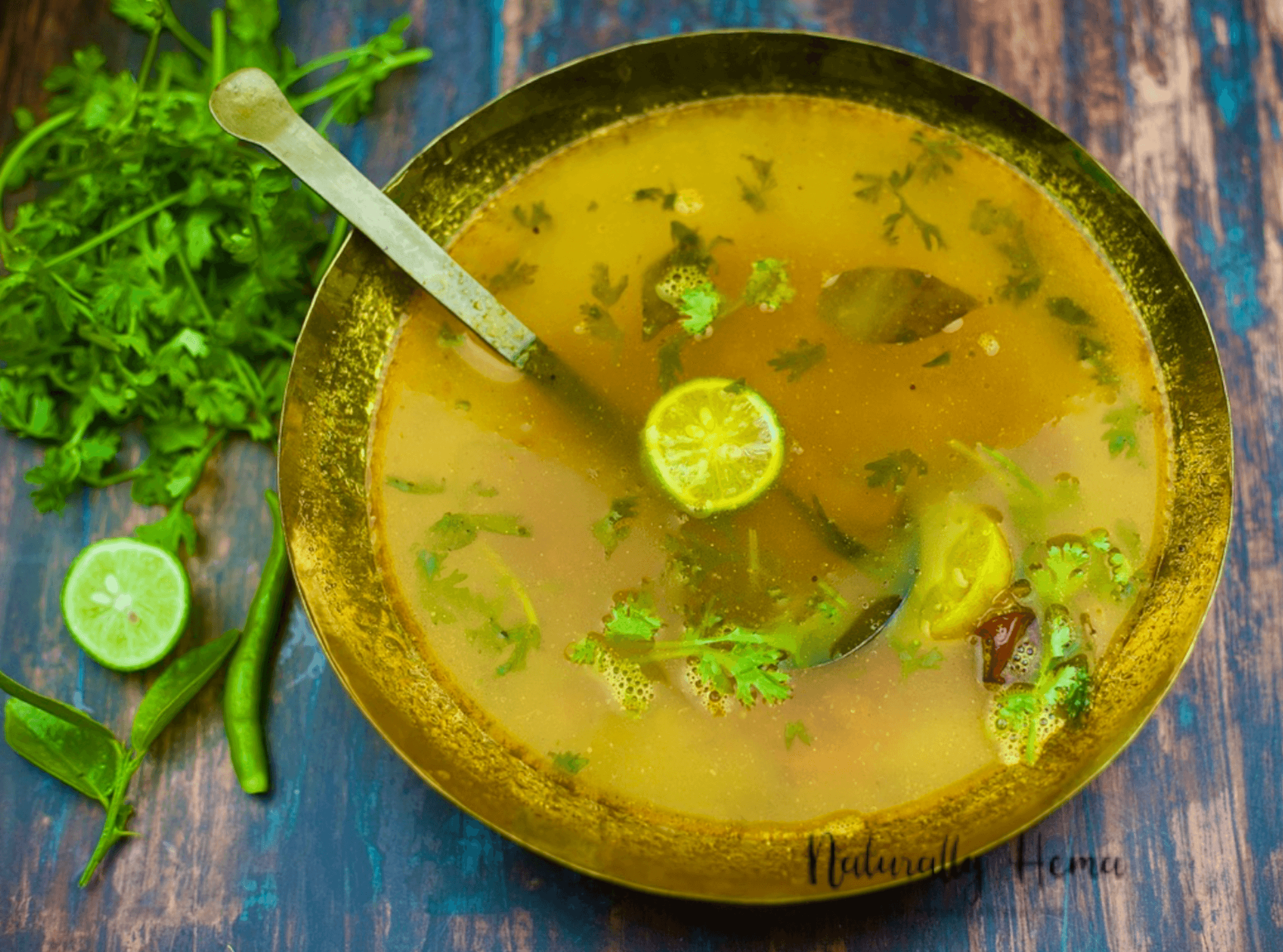 Lemon rasam Elimbichai rasam